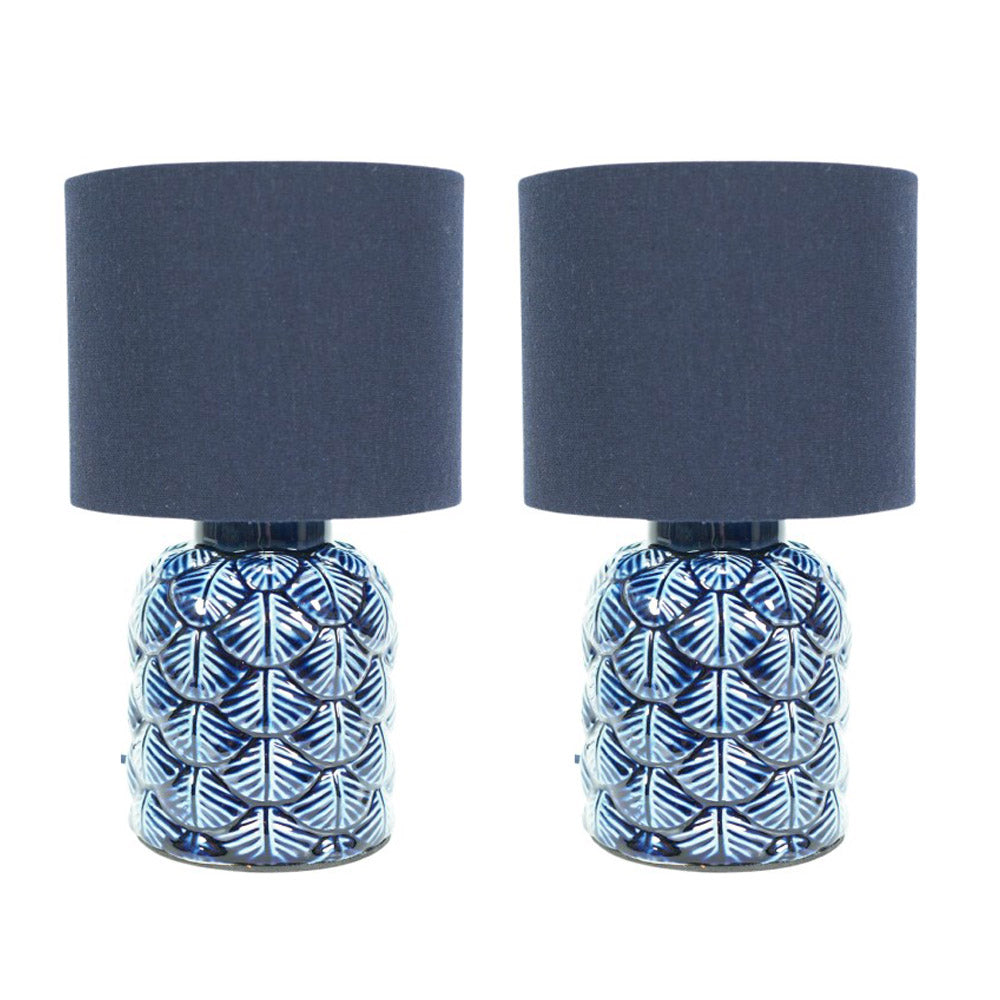 CERUMA - Blue Ceramic House Lamp