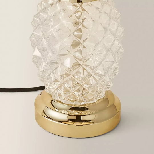 PINEAPPA - Glass Pineapple Touch Table Lamp