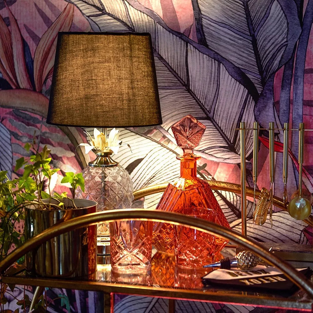 PINEAPPA - Glass Pineapple Touch Table Lamp