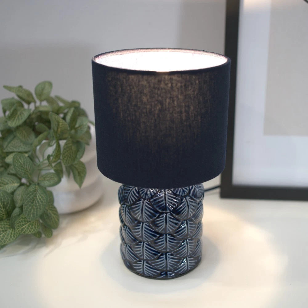 CERUMA - Blue Ceramic House Lamp
