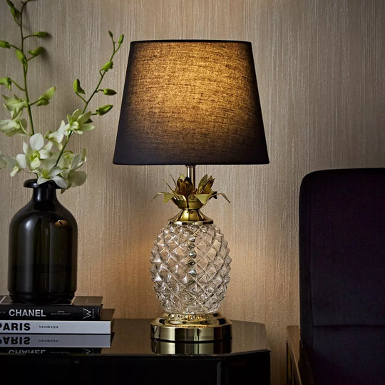 PINEAPPA - Glass Pineapple Touch Table Lamp
