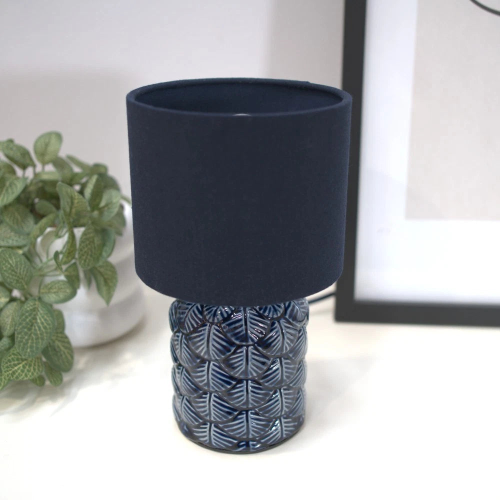 CERUMA - Blue Ceramic House Lamp