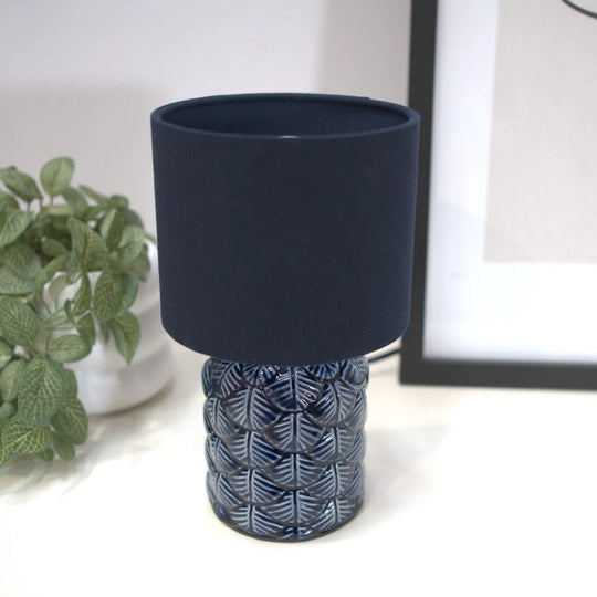CERUMA - Blue Ceramic House Lamp
